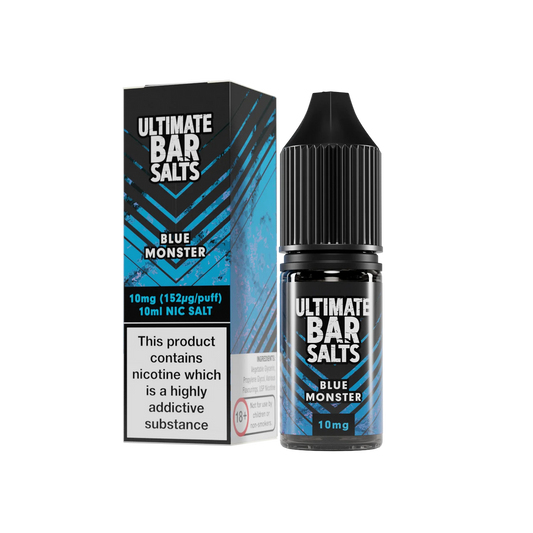 Blue Monster Nic Salt E-Liquid By Ultimate Bar Salts (Buy One Get One Free)