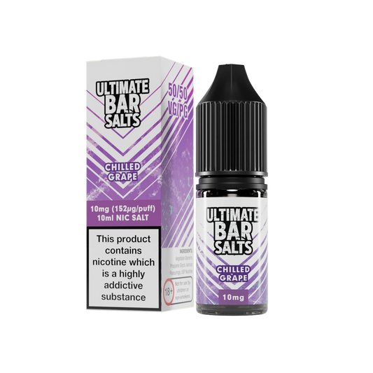 Chilled Grape Nic Salt E-Liquid By Ultimate Bar Salts