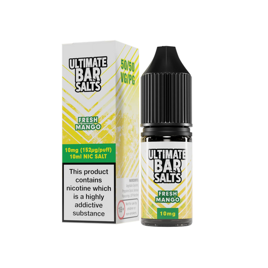 Fresh Mango Nic Salt E-Liquid By Ultimate Bar Salts