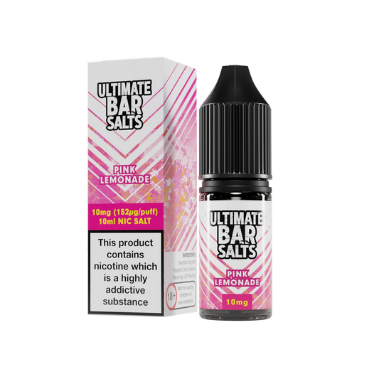 Pink Lemonade Nic Salt E-Liquid By Ultimate Bar Salts