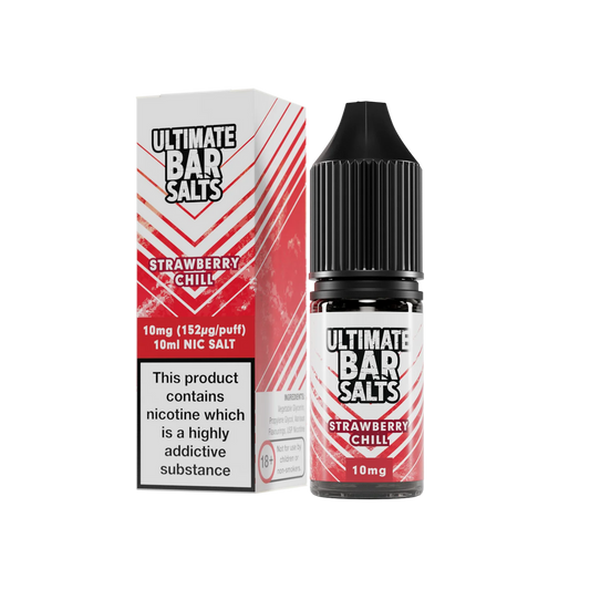 Strawberry Chill Nic Salt E-Liquid By Ultimate Bar Salts