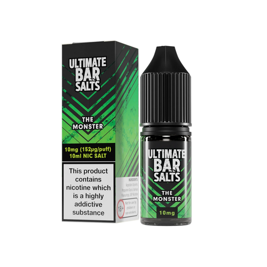 The Monster Nic Salt E-Liquid By Ultimate Bar Salts