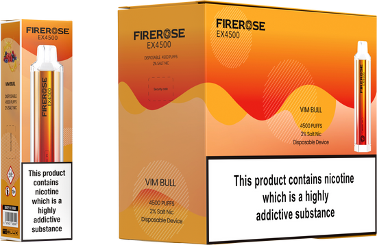 Elux Firerose EX4500 Puffs Box Of 10 At £85