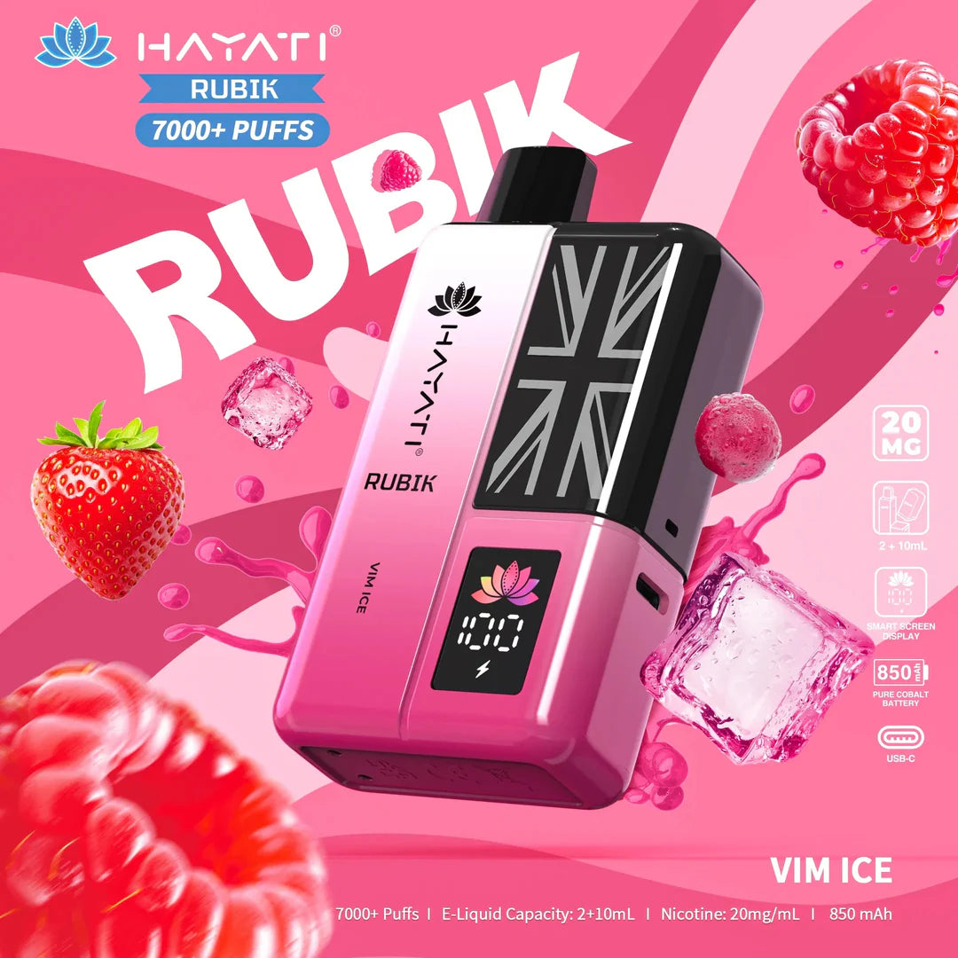 Hayati Rubik 7000 Puffs Vape