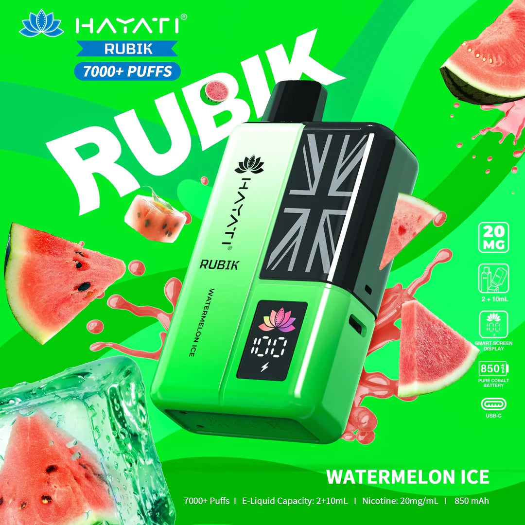 Hayati Rubik 7000 Puffs Vape