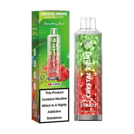 Strawberry Kiwi 3d Crystal Prime 7000 Disposable Vape