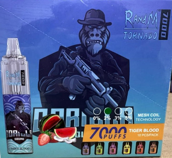 Tiger Blood RANDM Tornado 7000 Disposable Vape