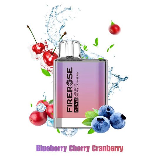 Blueberry Cherry Cranberry Firerose Nova Disposable Vape