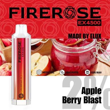 Elux Firerose 4500 Puffs Disposable Vape