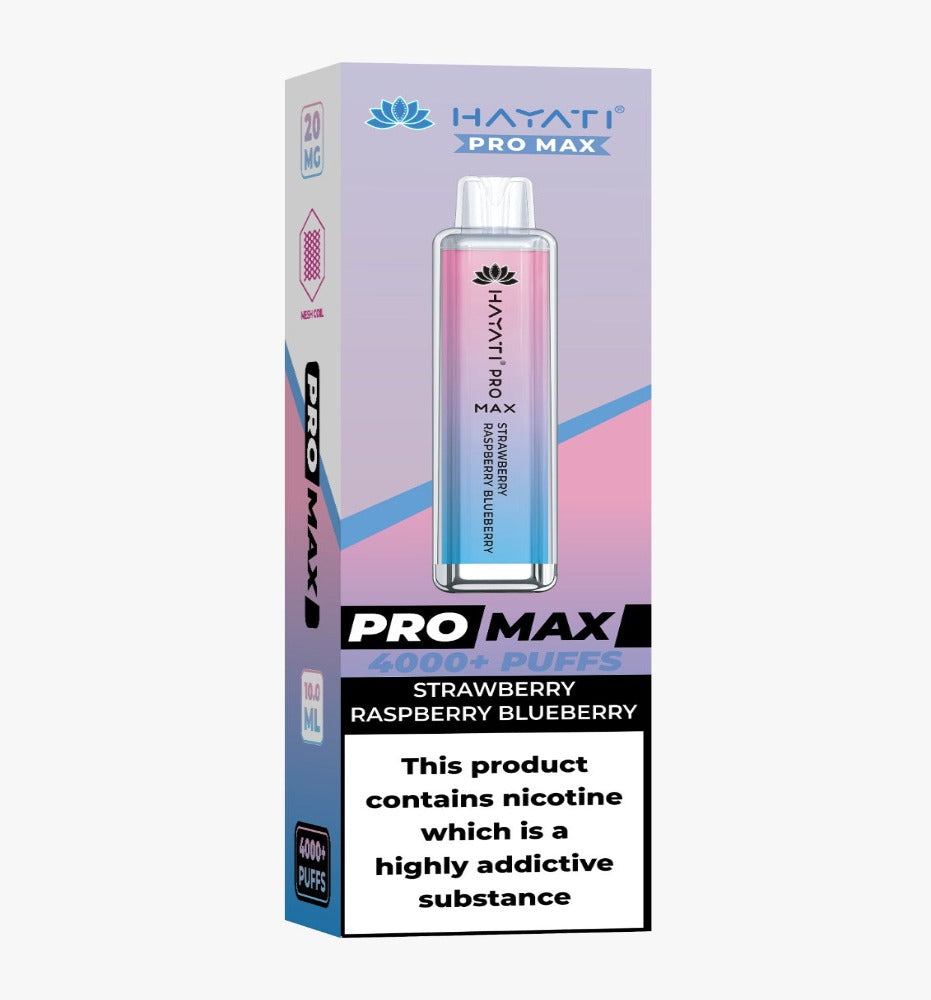 Strawberry Raspberry Blueberry Hayati Pro Max Disposable Vape