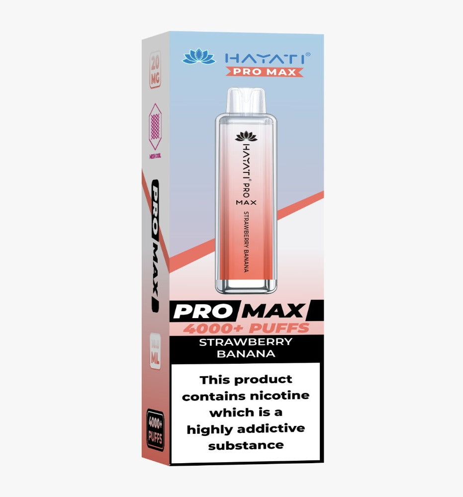 Strawberry Banana Hayati Pro Max Disposable Vape