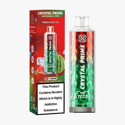 Watermelon Ice 3d Crystal Prime 7000 Disposable Vape