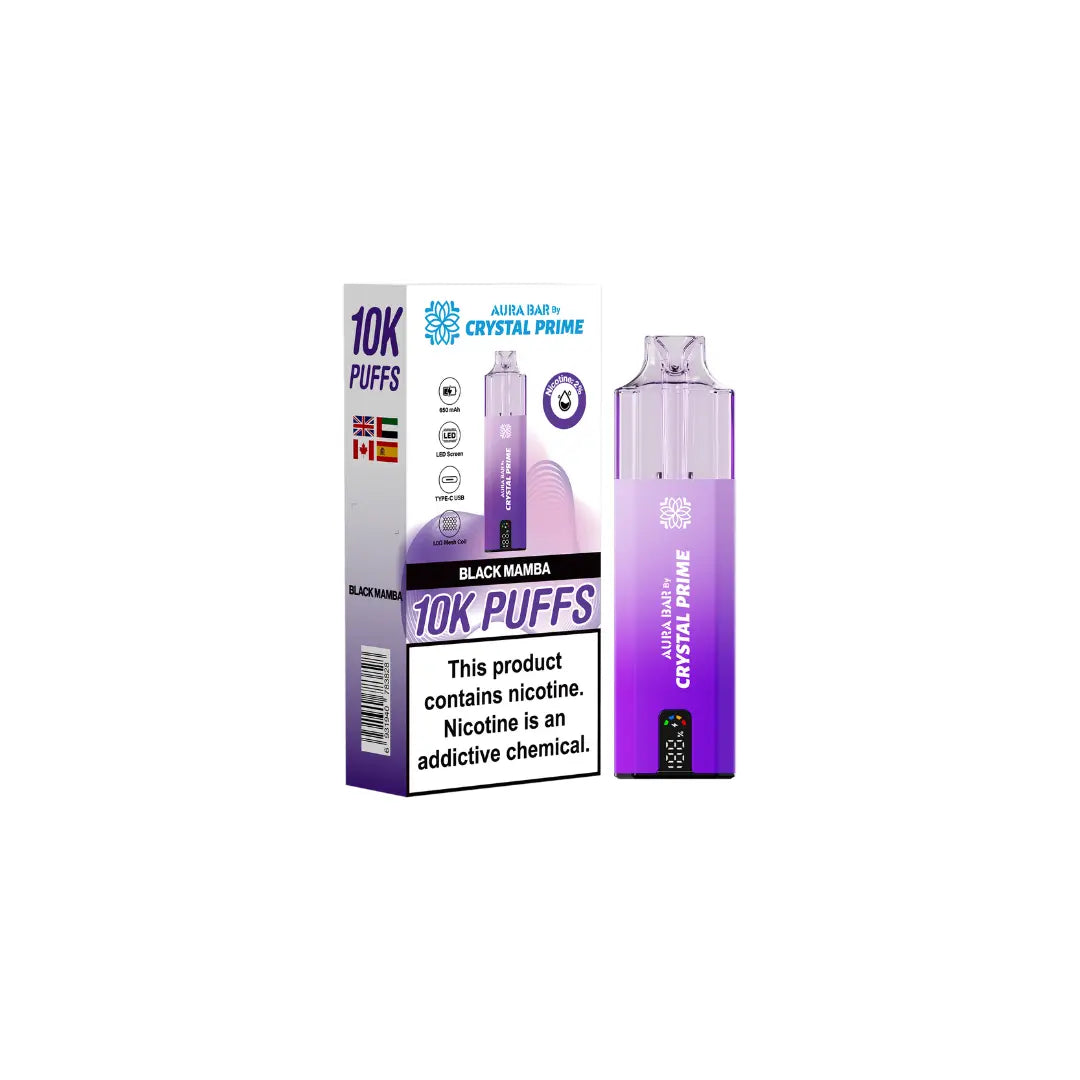 Crystal Prime 10000 Puffs ( AURA BAR )
