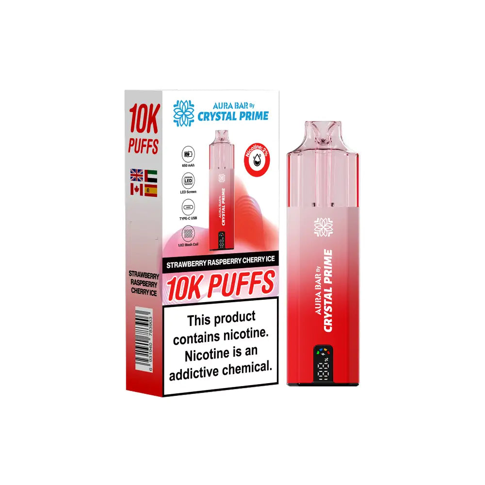 Crystal Prime 10000 Puffs ( AURA BAR )