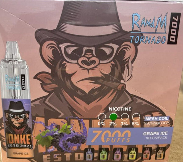 Grape Ice RANDM Tornado 7000 Disposable Vape