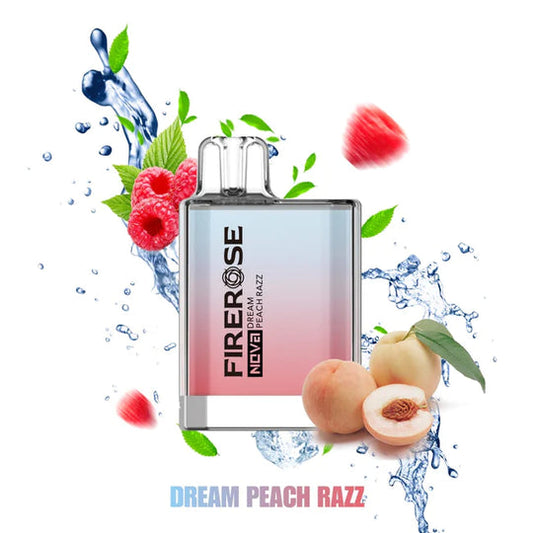 Dream Peach Razz Firerose Nova Disposable Vape