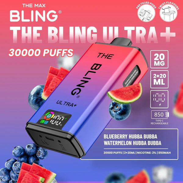 The Bling Ultra Plus 30K Prefilled Vape Pod Kit