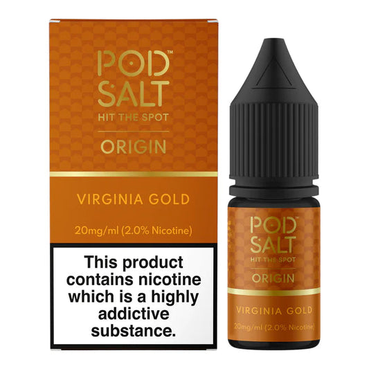 Virginia Gold Nic Salt E-Liquid By Pod Salt