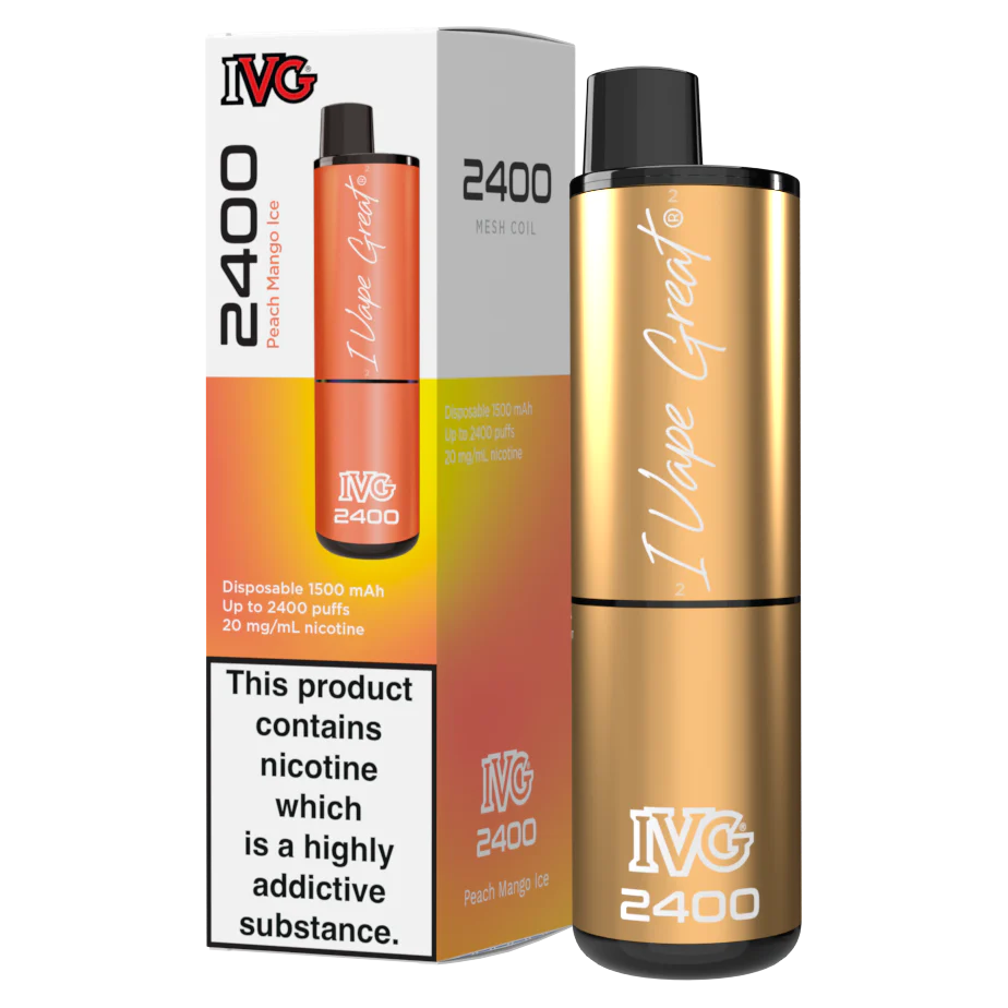 Peach Mango IVG 2400 Disposable Vape