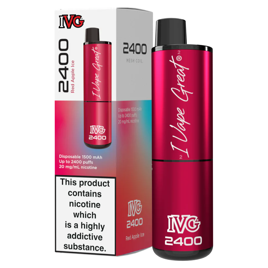 Red Apple Ice IVG 2400 Disposable Vape