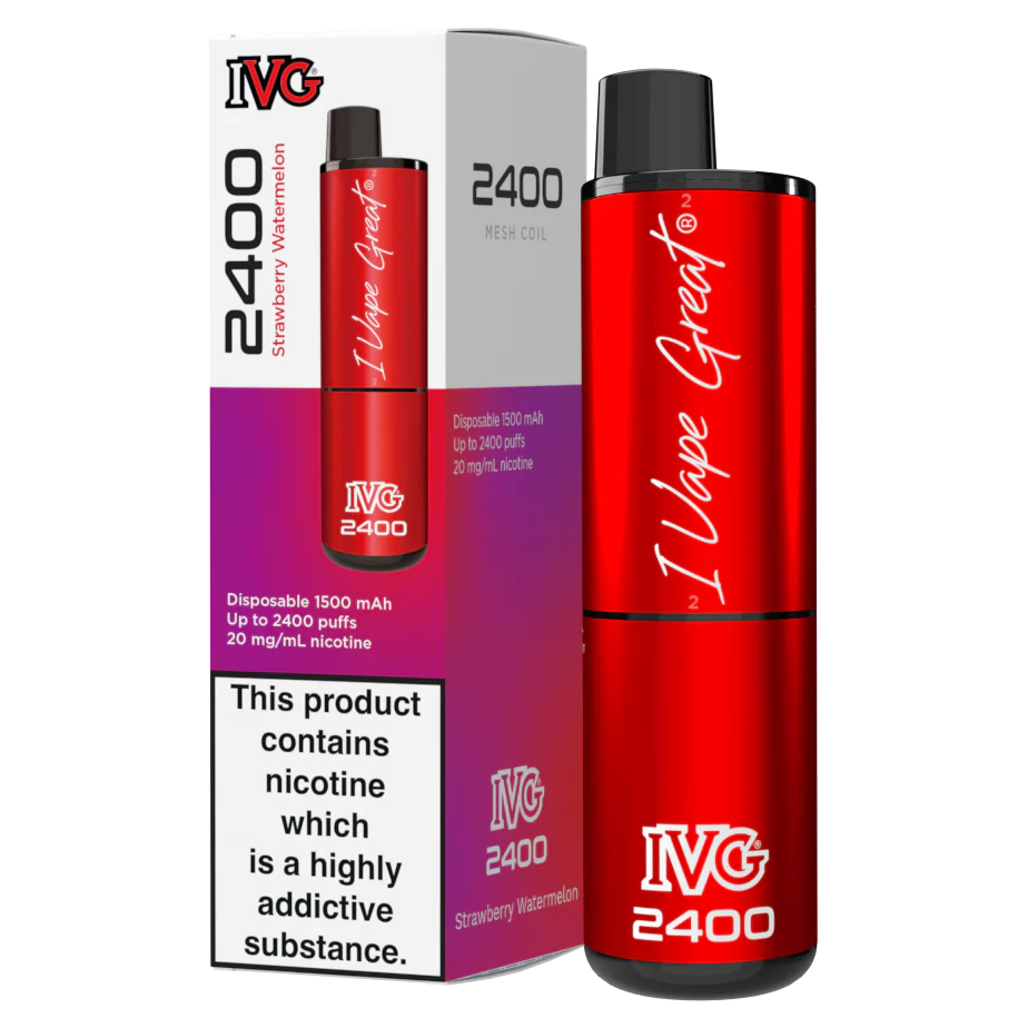 Strawberry Watermelon IVG 2400 Disposable Vape