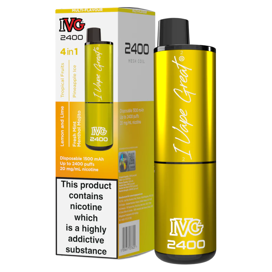 Yellow Edition IVG 2400 Disposable Vape