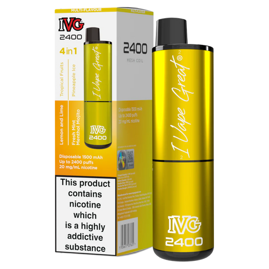 Yellow Edition IVG 2400 Disposable Vape