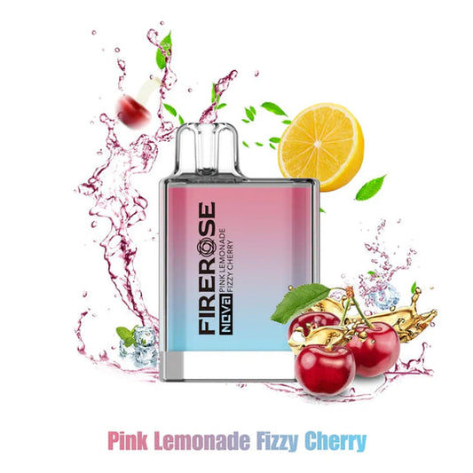 Pink Lemonade Fizzy Cherry Firerose Nova Disposable Vape