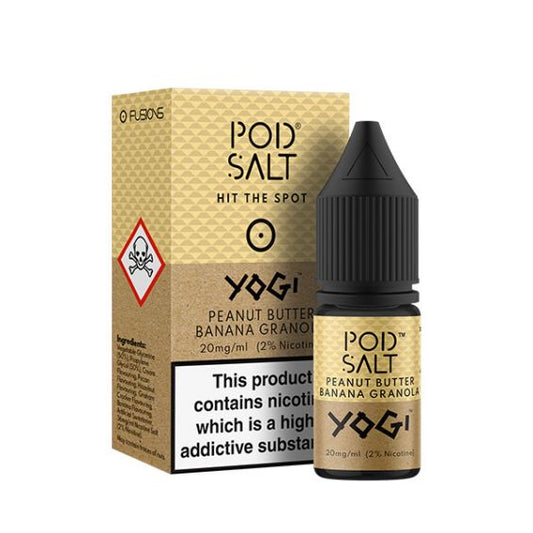 Peanut Butter Banana Granola Nic Salt E-Liquid By Pod Salt