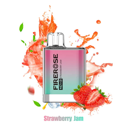 Strawberry Jam Firerose Nova Disposable Vape