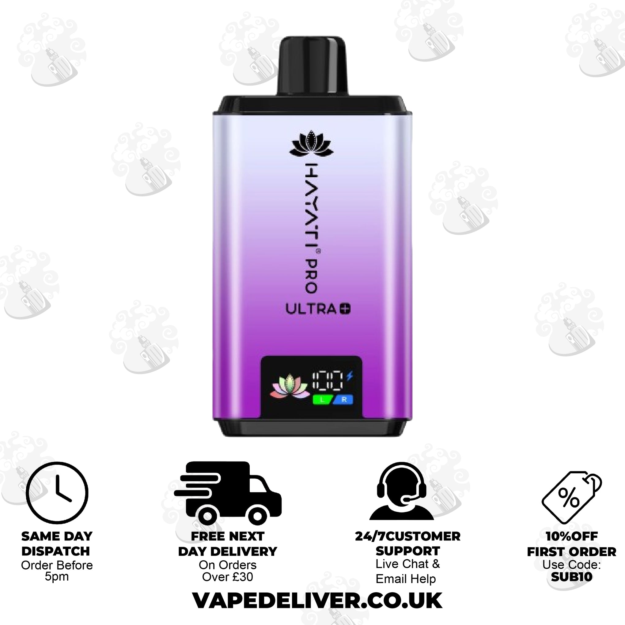 Hayati Pro Ultra Plus 25000 Prefilled pod kit